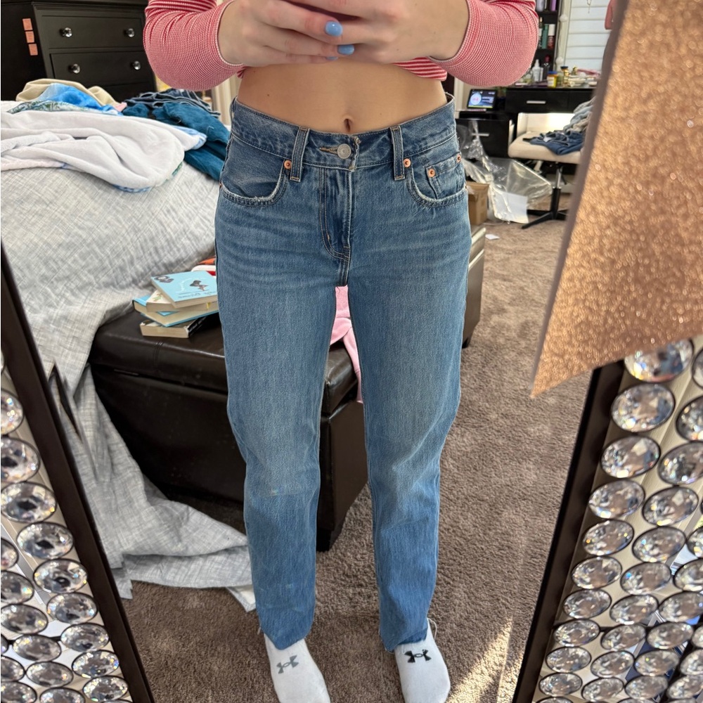 Levi's Women's Straight Leg Blue Jeans